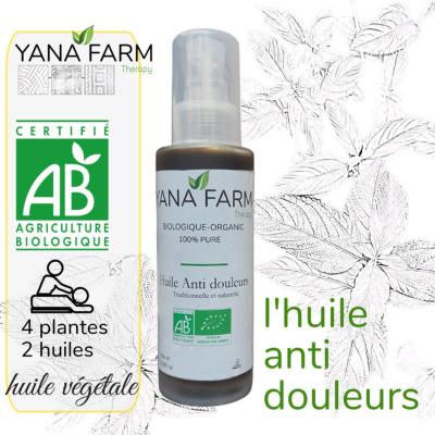 Huile Anti-Douleurs Bio