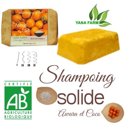 Shampooing solide awara coco Bio
