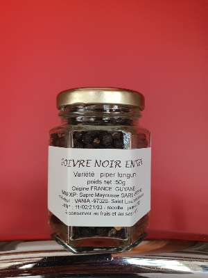Poivre noir de Guyane